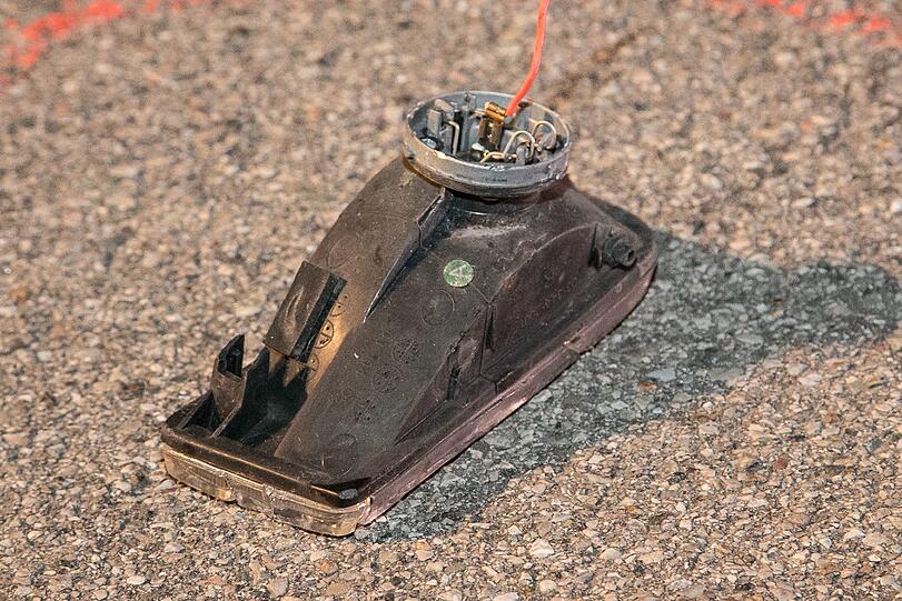 Tödlicher Unfall mit Fahrerflucht. Die Bilder vom Unfallort.