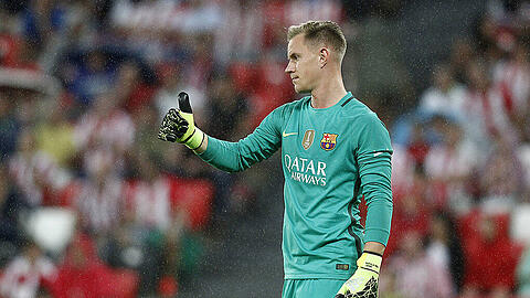 Marc-André ter Stegen war erst am Mittwoch ins Mannschaftstraining des FC Barcelona zurückgekehrt, nachdem der 24-Jährige am 11. August eine Stauchung im linken Knie erlitten hatte.