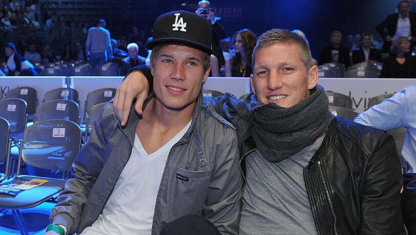 Spezl: Bastian Schweinsteiger (r.) und Holger Badstuber. Spezl: Bastian Schweinsteiger (r.) und Holger Badstuber.