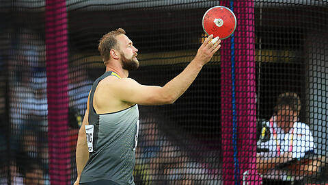 Robert Harting verlässt die Leichtathletik-WM ohne Medaille.