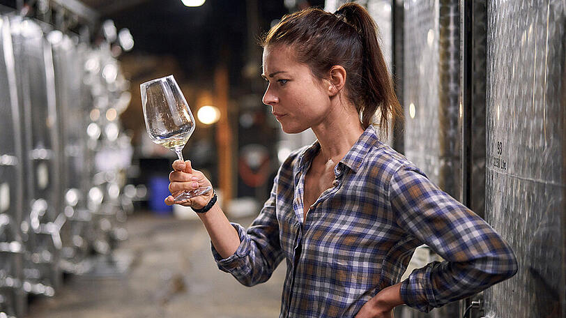 "Weingut Wader: Nur zusammen sind wir stark": Kann Bio-Winzerin Anne (Henriette Richter-Röhl) ihren Betrieb halten?