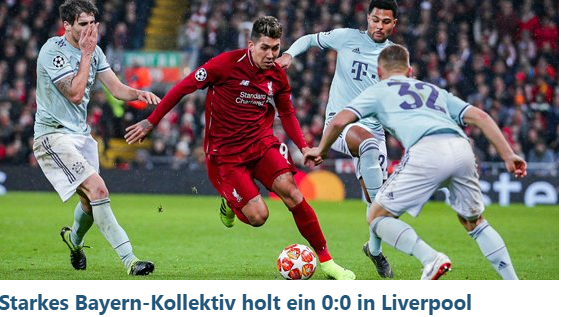 Der "kicker" geht auf die starke Mannschaftsleistung der Bayern ein.