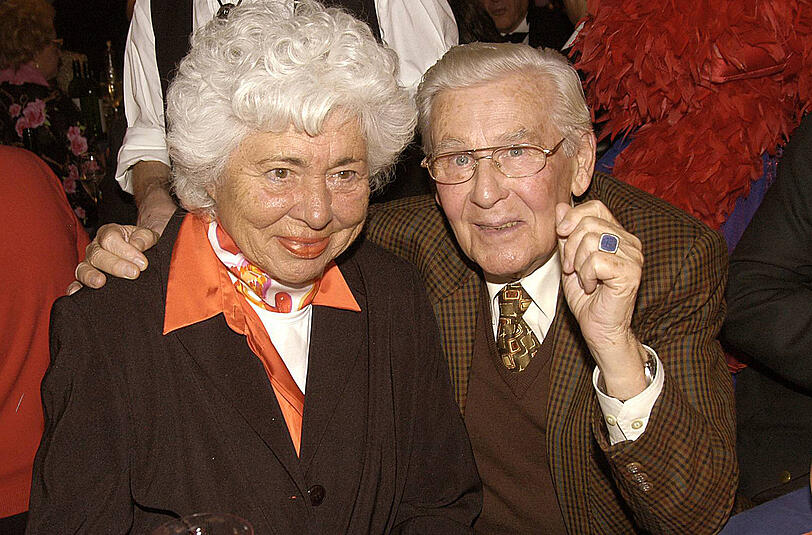 Gute Freunde: Roy Etzel und die Schwabinger Gisela (&dagger; 2014).