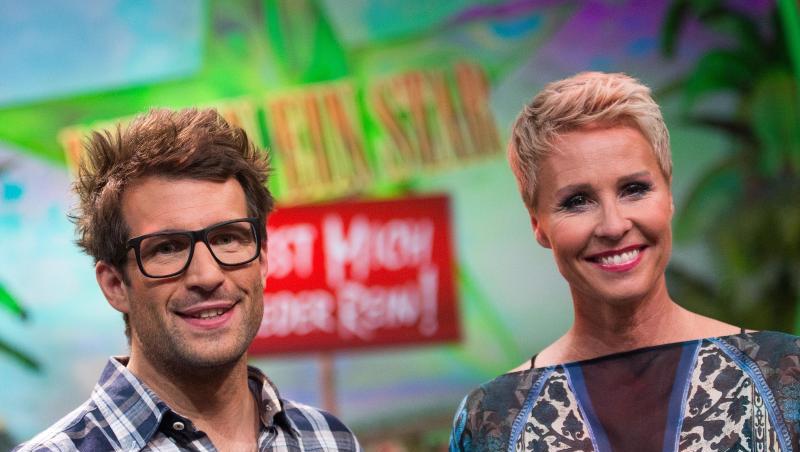 Die "Dschungelshow"-Moderatoren Sonja Zietlow und Daniel Hartwich in Verlegenheit: Wie war das mit dem "Karussell"?