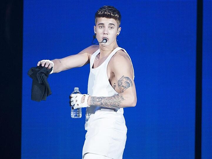 Justin Bieber bei einem Konzert in Toronto