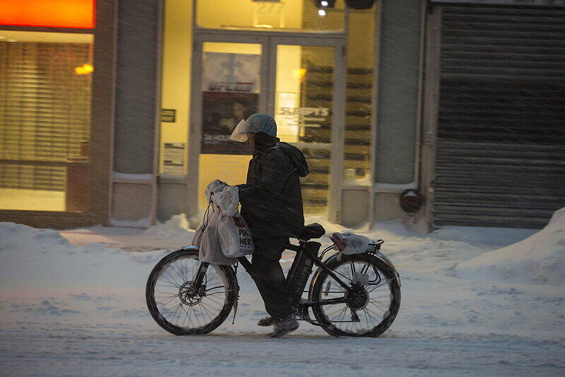 Die Bilder vom Schneechaos im Osten der USA.
