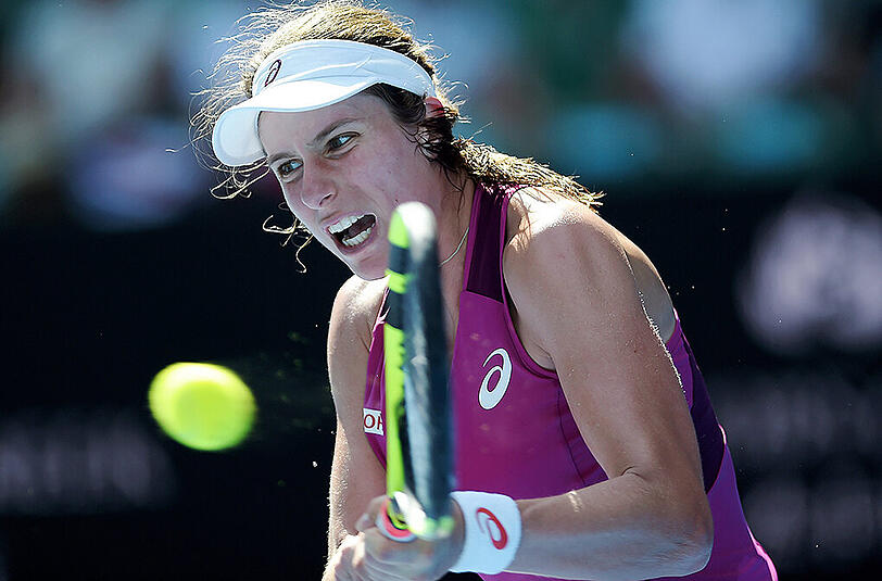 Emotion und Kampf pur: Bilder vom packenden Halbfinale von Angelique Kerber gegen Johanna Konta