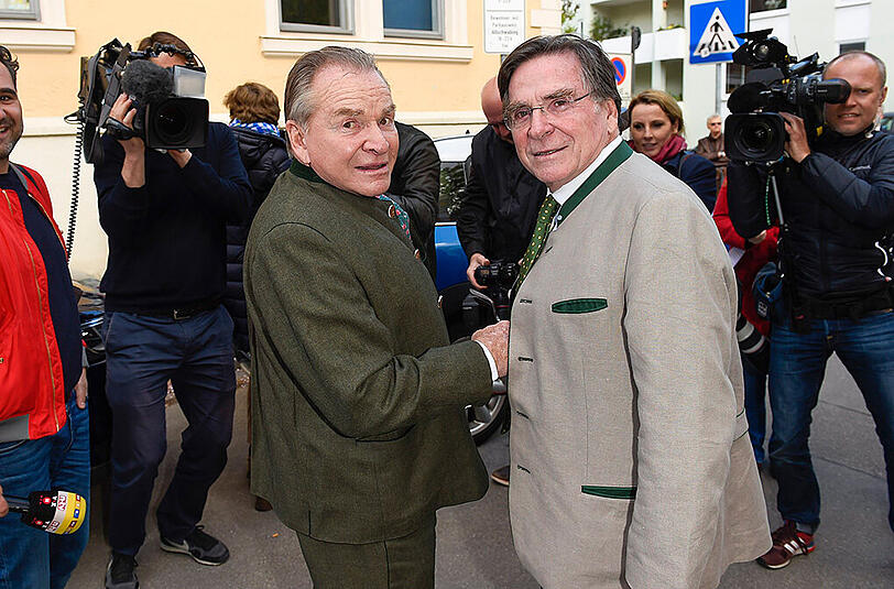 Fritz (l) und Elmar (r) Wepper