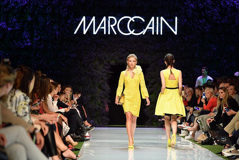 Modepräsentation des Labels «Marc Cain»