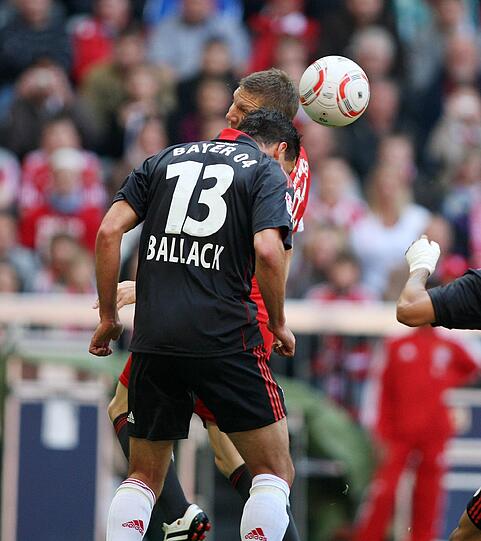 Der Jubel der Bayern beim Torfest gegen Leverkusen.