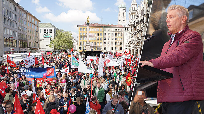 Dieter Reiter sprach am Mittwoch am Marienplatz.
