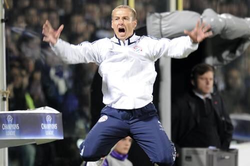Der Jubelhüpfer: Jürgen Klinsmann bei den Erfolgen seiner Bayern.