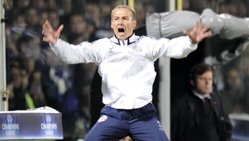 Der Jubelhüpfer: Jürgen Klinsmann bei den Erfolgen seiner Bayern. Der Jubelhüpfer: Jürgen Klinsmann bei den Erfolgen seiner Bayern.