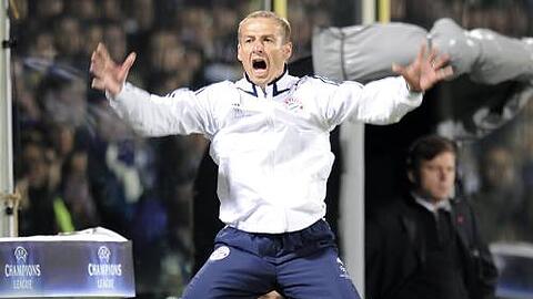 Der Jubelhüpfer: Jürgen Klinsmann bei den Erfolgen seiner Bayern.