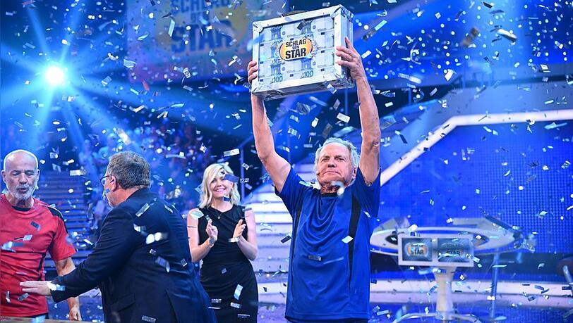 Heiner Lauterbach musste sich Uwe Ochsenknecht (r.) bei "Schlag den Star" geschlagen geben.