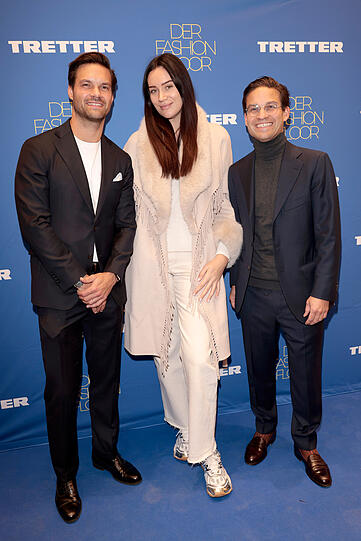 Luca Tretter, Gloria-Sophie Burkandt und Gregor Tretter