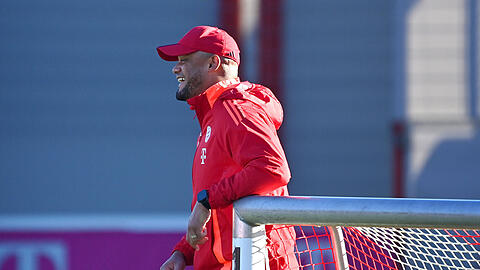 Gute Laune an der Säbener Straße – ein Verdienst von Trainer Vincent Kompany.
