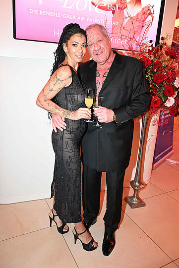 Hugo Bachmaier mit seiner Begleitung Sarah Amann