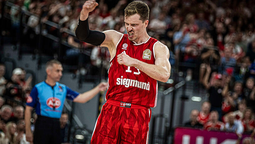 Wichtige Treffer: Andreas Obst ist ein Garant für den ersten Finalsieg der Bayern und bejubelt dies zurecht.