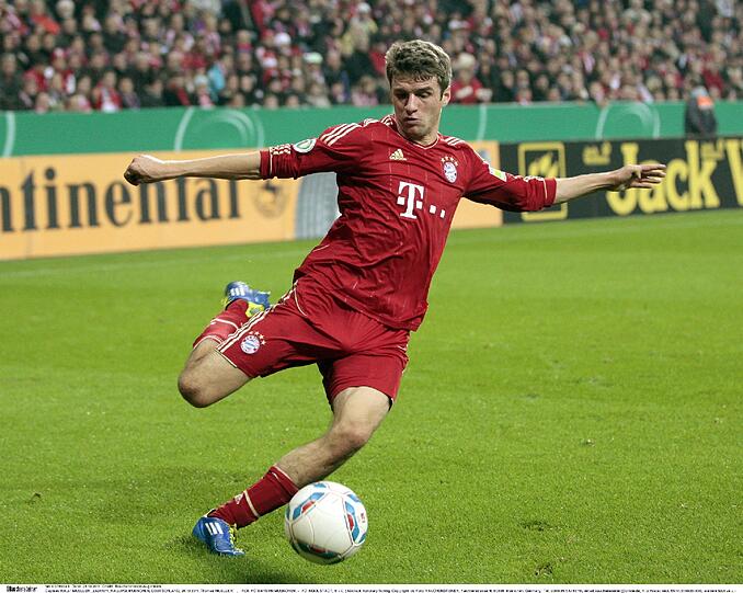 Muss laut Trainer Jupp Heynckes wieder torgefährlicher werden: Bayerns Thomas Müller, der gegen Gladbach wieder zur Startelf gehört.