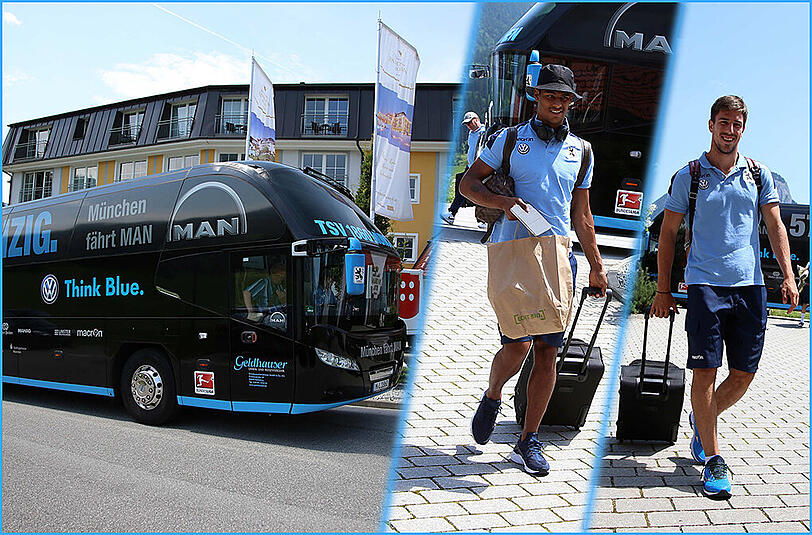 Der TSV 1860 München ist in Bad Hähring angekommen - die Bilder aus dem Trainingslager.