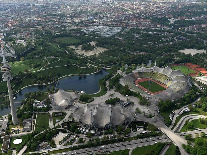 Der Olympiapark in München.
