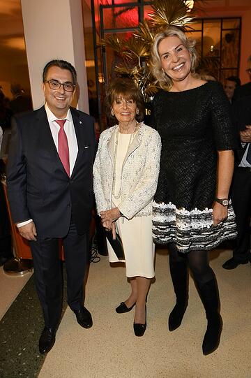 Stavros Kostantinidis, Charlotte Knobloch und Saskia Greipl