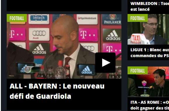 L'Equipe: &bdquo;Guardiola, der Verführer. Fast eine Stunde lang 
beantwortet er jede Frage der 240 Journalisten mit einem Lächeln. 
Nach einem bescheidenen 'Guten Tag' redet er weiter in der Sprache 
Goethes.&ldquo;