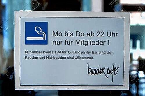 Werden sie wiederkommen, die Raucherclubs?