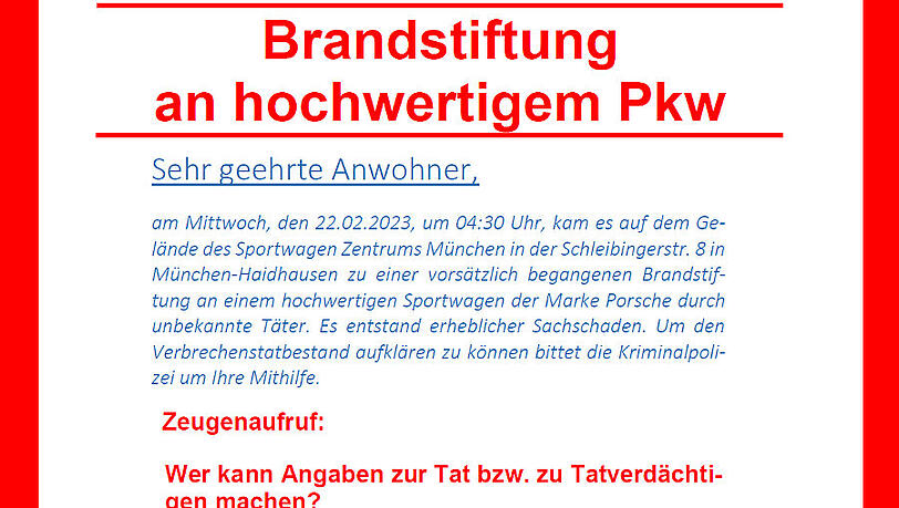 Das Fahndungsplakat der Polizei. Das Fahndungsplakat der Polizei.