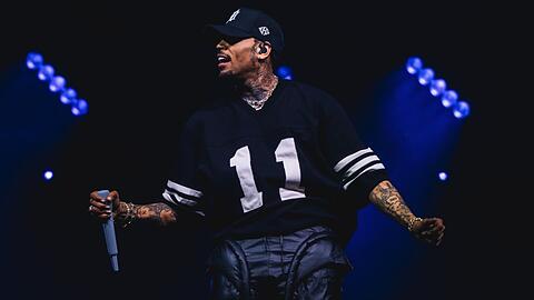 Chris Brown bei einem seiner Konzerte.