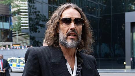 Russell Brand am 14. Oktober vor dem Southwark Crown Court in London.
