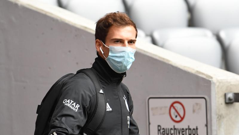 Leon Goretzka kommt mit Mundschutz ins Stadion. Foto: Sven Hoppe/dpa-Pool/dpa/Archivbild Leon Goretzka kommt mit Mundschutz ins Stadion. Foto: Sven Hoppe/dpa-Pool/dpa/Archivbild