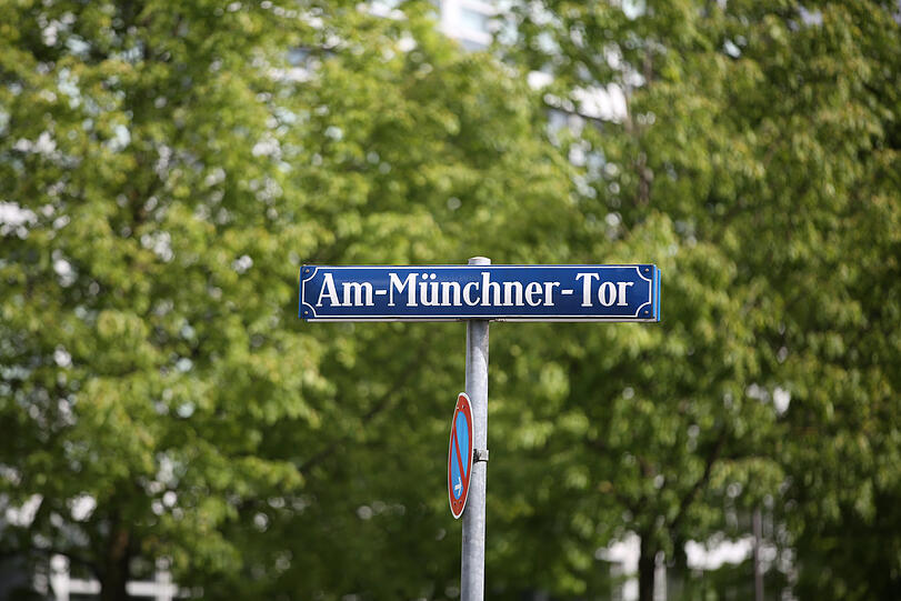 Das nördliche Entrée der Stadt.