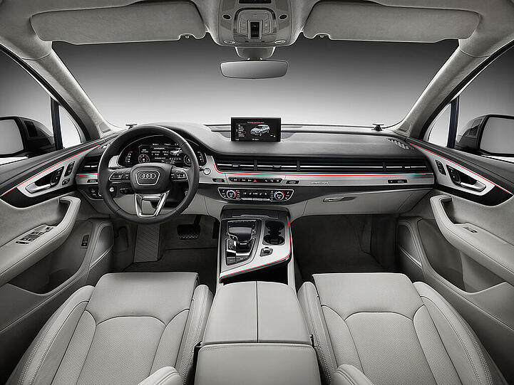 Der neue Audi Q7 schaut ein wenig dynamischer aus - und hast deutlich abgenommen.