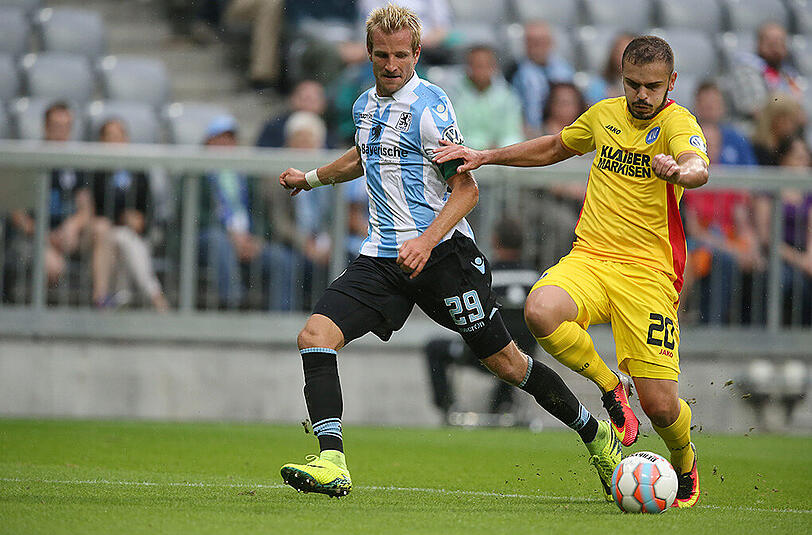 Steuerte zum 2:1-Sieg der Löwen im DFB-Pokal über den KSC wie Karim Matmour je einen Treffer und einen Assist bei: 1860-Kapitän Stefan Aigner.