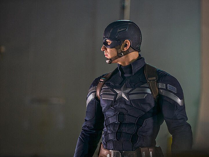 Chris Evans als Captain America in "The Return Of The First Avenger"