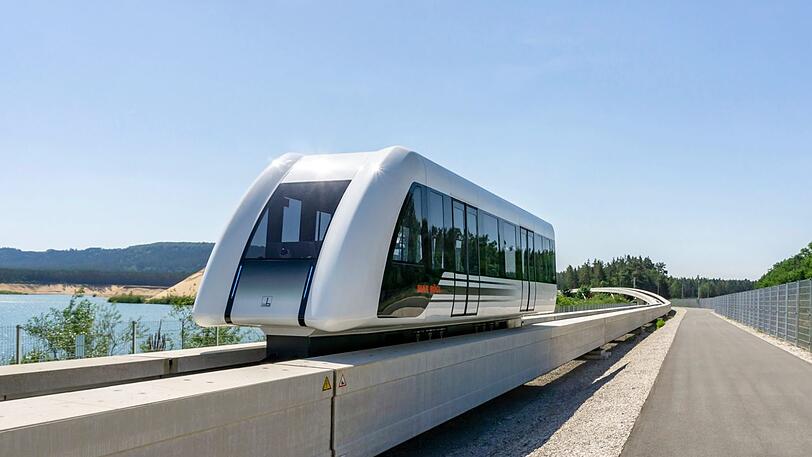 Ein "Transrapid light" für den Münchner Norden? So stellt sich die Firmengruppe Max Bögl das Gefährt vor.
