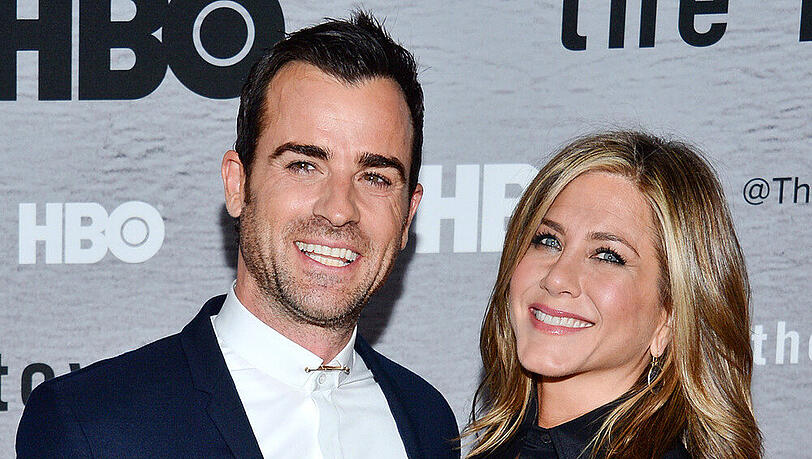 Jennifer Aniston mit ihrem Verlobten Justin Theroux Jennifer Aniston mit ihrem Verlobten Justin Theroux