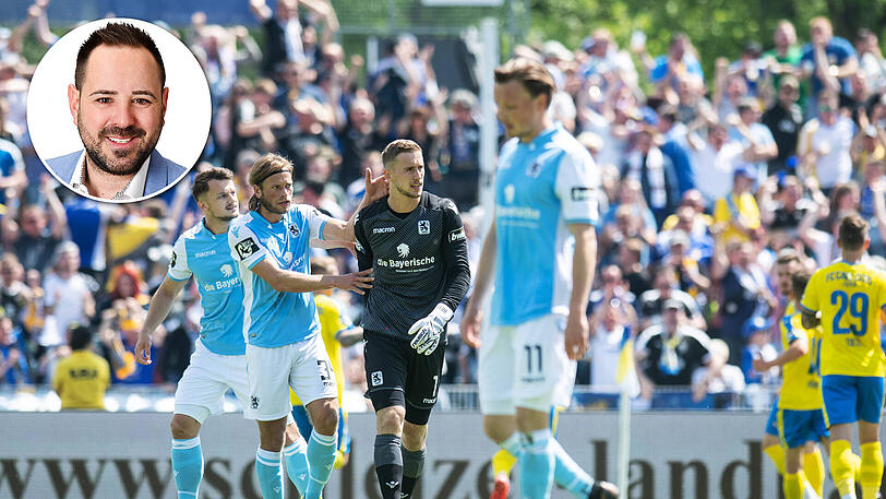 Geschlagen: die Löwen in Jena. So wird es nächste Saison richtig Probleme geben, meint Patrick Mayer, Fußballchef der AZ Digital.