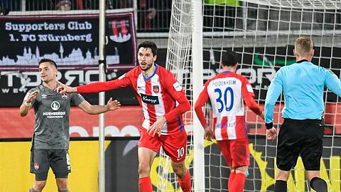 Sicherte Heidenheim mit zwei Toren einen Punkt gegen Nürnberg: Tim Kleindienst.