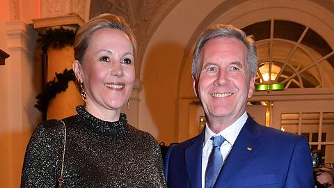Christian und Bettina Wulff bei einem gemeinsamen Auftritt im Januar dieses Jahres.