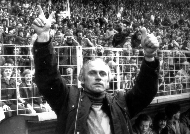1978: Lattek war damals Trainer von Borussia Mönchengladbach.