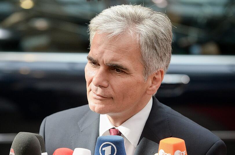Der Österreichische Bundeskanzler: Werner Faymann.