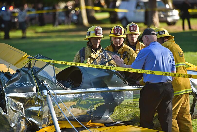 Harrison Ford ist bei seinem Flugzeugabsturz auf einem kalifornischen Golfplatz verletzt worden.