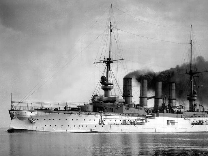 Britische Forscher haben eigenen Angaben zufolge den im Ersten Weltkrieg versenkten deutschen Panzerkreuzer "SMS Scharnhorst" im Südatlantik entdeckt.