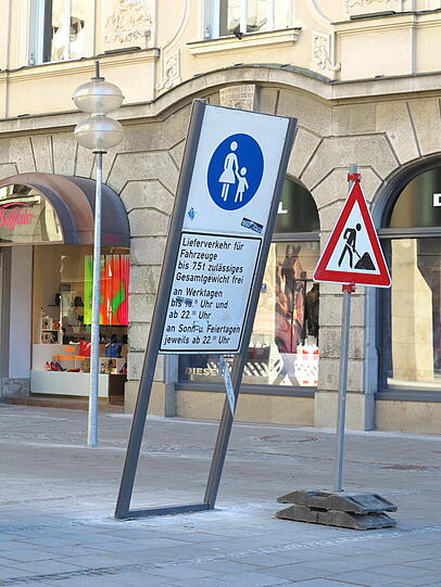 Hier hat's gekracht.