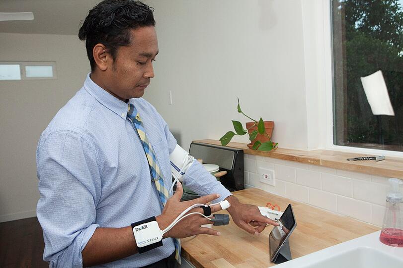 Platz 1 im Tricorder-Wettbewerb: der "DxtER". Er soll Krankheiten diagnostizieren.