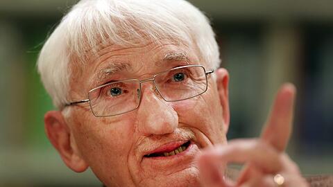 Der Philosoph J&uuml;rgen Habermas starb im M&auml;rz. (Archivfoto)