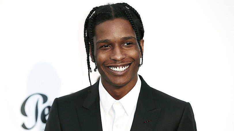 Kann inzwischen wieder lachen: Rapper ASAP Rocky ist zurück in seiner US-amerikanischen Heimat